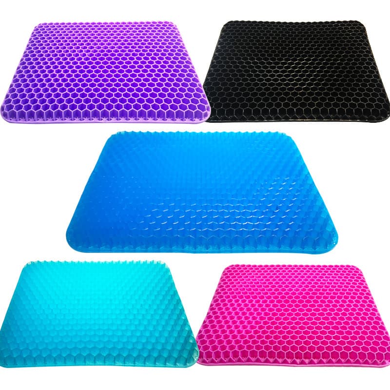 New three generations, four generations and five generations double-layer egg gel cushion breathable soft cushion copper coin honeycomb car seat cushion ice cushion