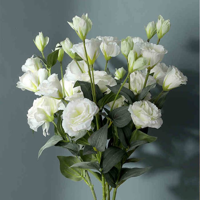 4-Head Artificial Orange Blossom Silk Flowers Dried Home Decor Wedding Bouquet Decoration
