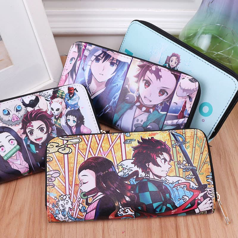 New Product in Stock Wholesale Creative Cartoon Japanese and Korean PU Leather Women's Men's Storage Wallet