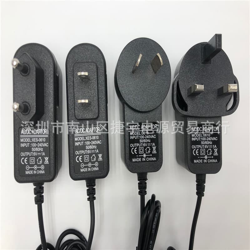 6V 1A Power Adapter for Fuhai Omron Jiuan Yuwell Blood Pressure Monitor, Electronic Scale Charger