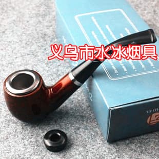 Dual-Use Tobacco and Cigarette Pipe, Fashionable Red Wood Grain, Premium Resin, Reusable Filter, Smoking Kit, Wholesale Factory