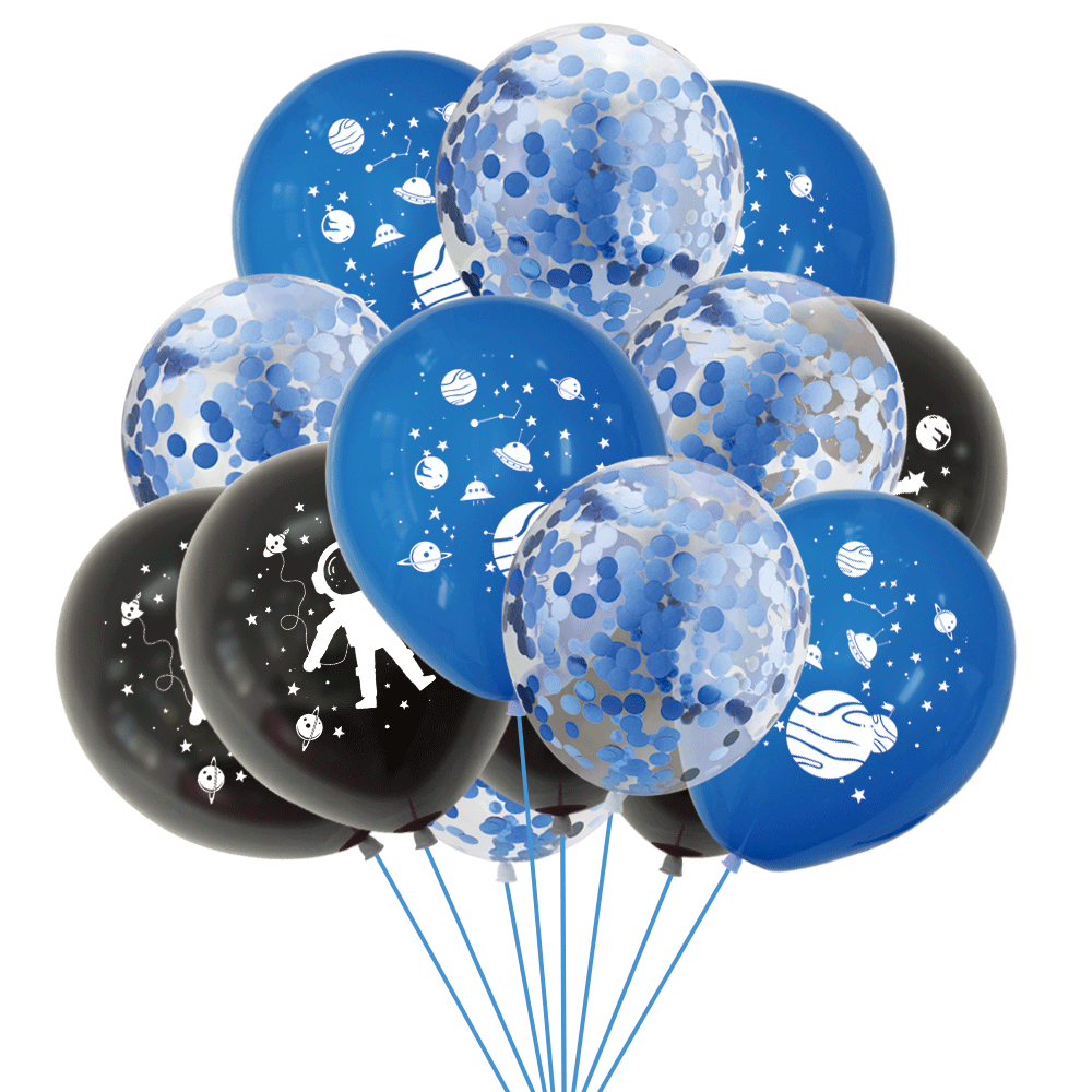 Amazon Astronaut Planet Latex Balloon Combo Package Children's Birthday Party Decoration Supplies