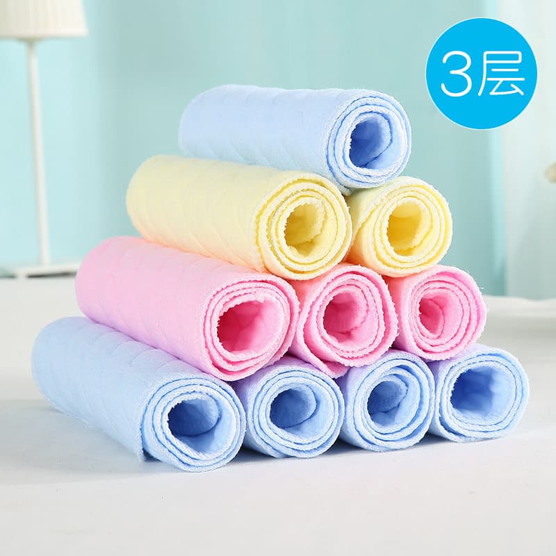 Sunshine Chrysanthemum mother and baby supplies colorful three-layer ecological cotton diaper baby diaper absorbent and breathable with great discount in stock