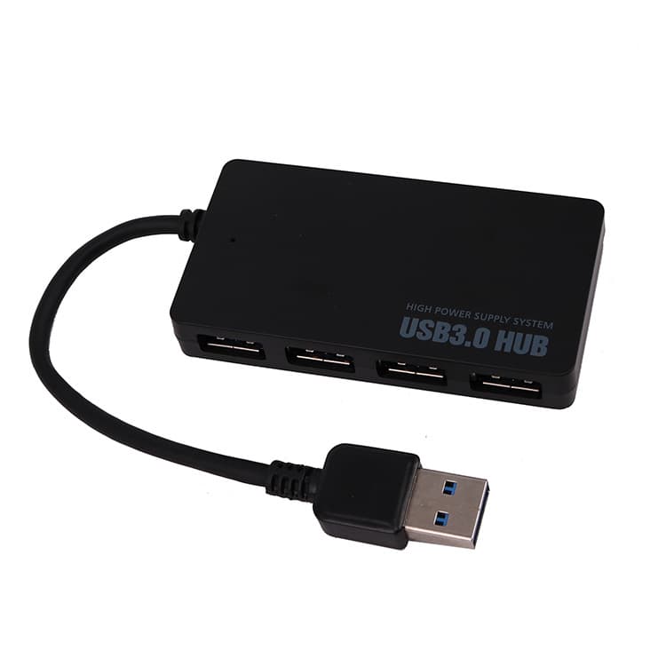 usb splitter hub 3.0 splitter one to four USB HUB four-port hub with 3.5 power interface