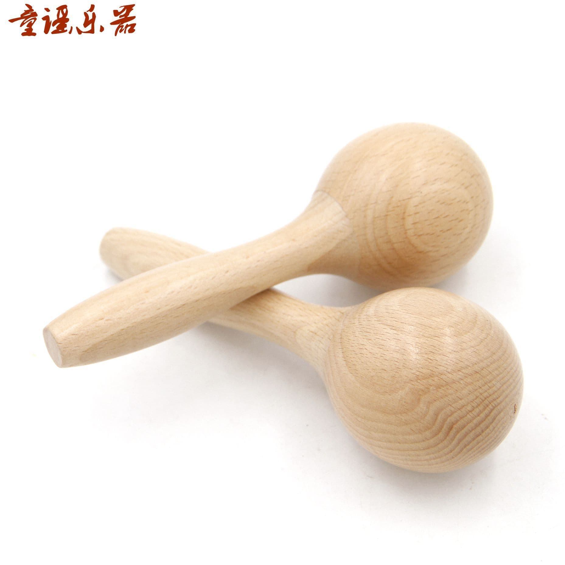 Manufacturer Wholesale Orff Percussion Instrument, Wood Sand Hammer, Varnished Sand Hammer, Beech Sand Hammer