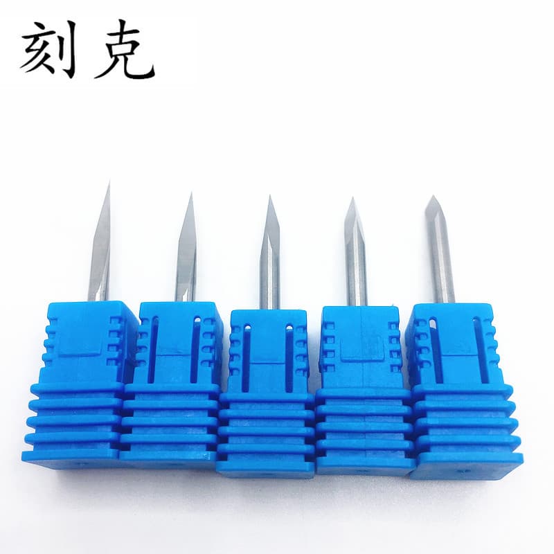 3.175 computer engraving knife, three-sided engraving sharp knife, center metal stele, jade relief tool, engraving