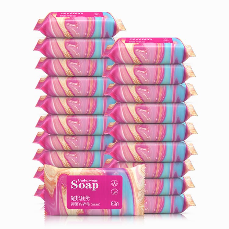 Plant care underwear soap 80g*20 pieces laundry soap non baby bb soap fragrance adult soap one piece drop shipping wholesale