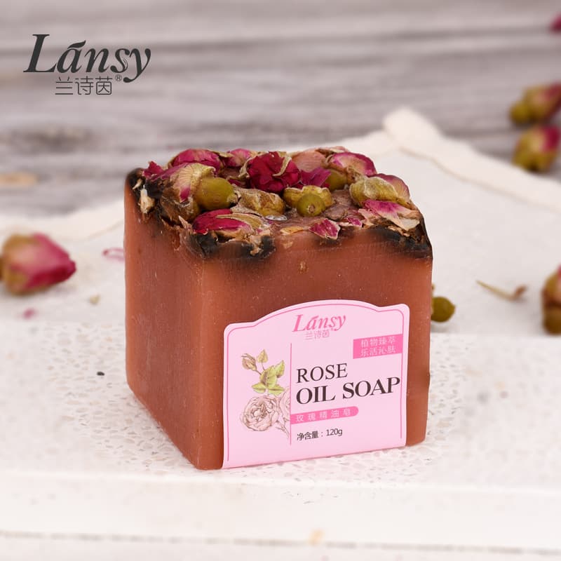 Rose Handmade Soap, Essential Oil Soap, Facial Cleansing Soap, Bath Soap, Hand Soap, Deep Cleansing, Moisturizing, Repairing