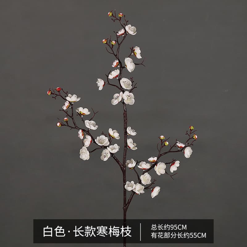 Factory wholesale artificial plum blossom, red plum blossom, cherry blossom, fake plum blossom silk flower, fake peach blossom, artificial flower