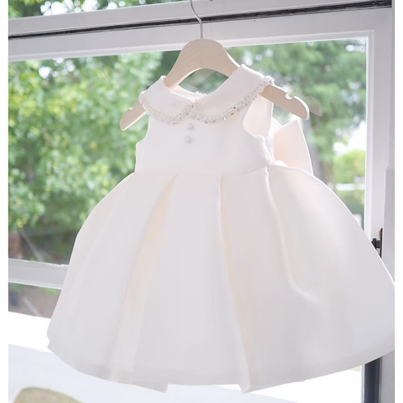 Children's dress princess birthday dress flower girl birthday baby girl wedding dress evening dress girl stylish and fluffy