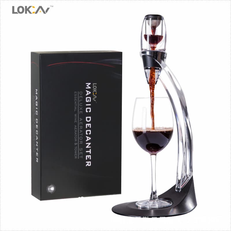 Red wine magic rapid aerator set, wine quick aerator pourer, red wine decanting filter