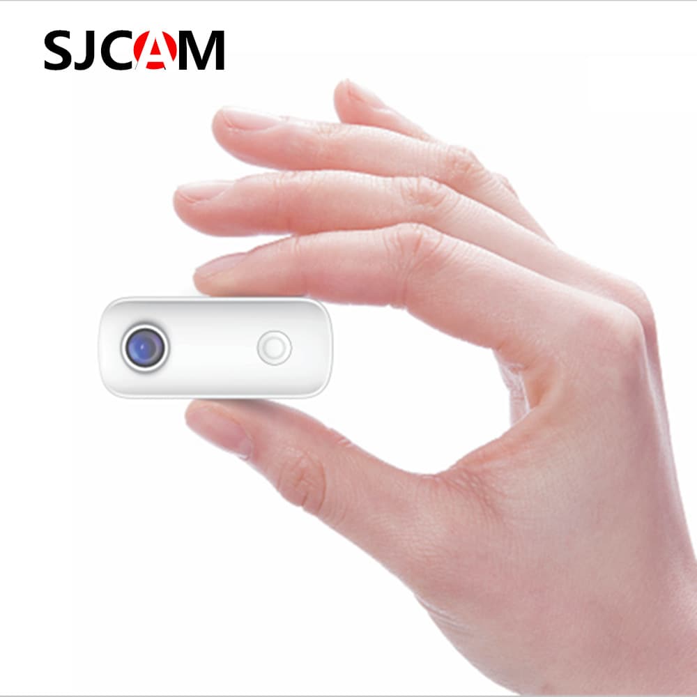 SJCAM C100 Magnetic Sports Camera Portable Travel Recorder Pendant Camera for Outdoors and Journalism Black and Gold Colors