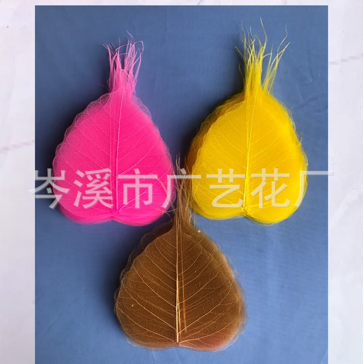 Bodhi Leaves Bleached Bodhi Leaf Veins Veined Bodhi Leaves Factory Direct Sales Handmade