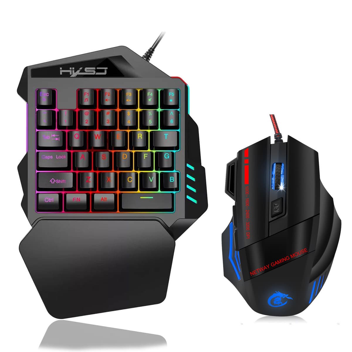 35-key Single-hand Thin Film Keyboard Left-hand Mechanical Feel Pubg King's Backlight Keyboard In Stock For Digital Computer