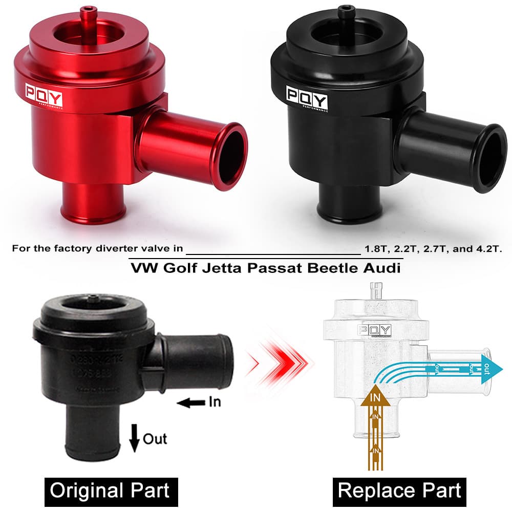 Cross-border Modified Auto Parts Aluminum Turbocharger Intake Boost Separator Diverter Valve Recirculation Valve
