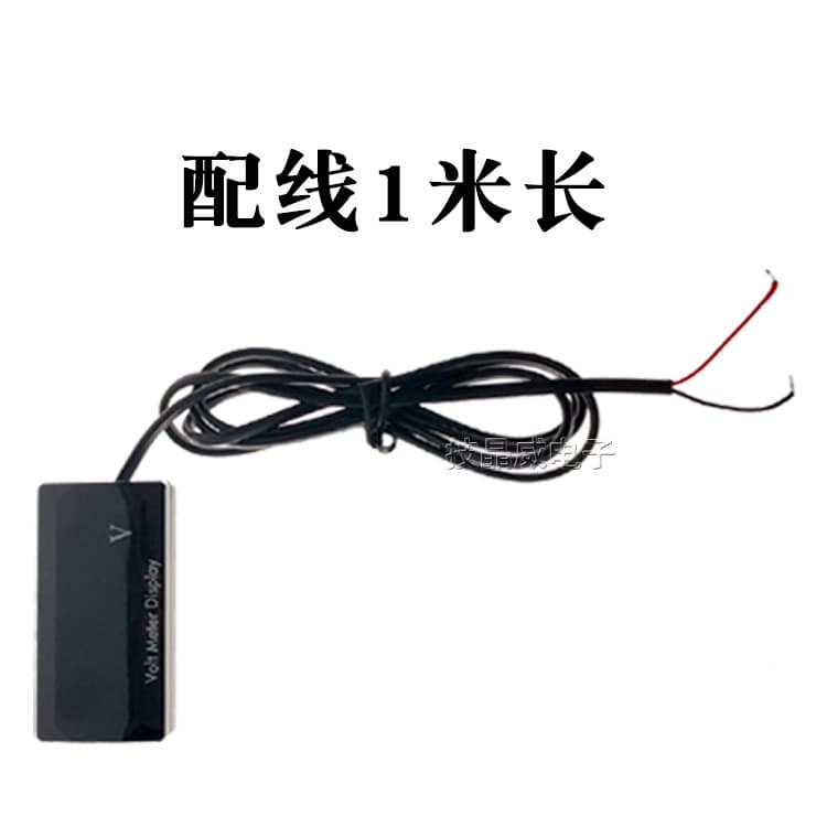 DC Voltmeter 12V 48V 60V 72V for Modified Motorcycle, Electric Vehicle, and Car Gauge