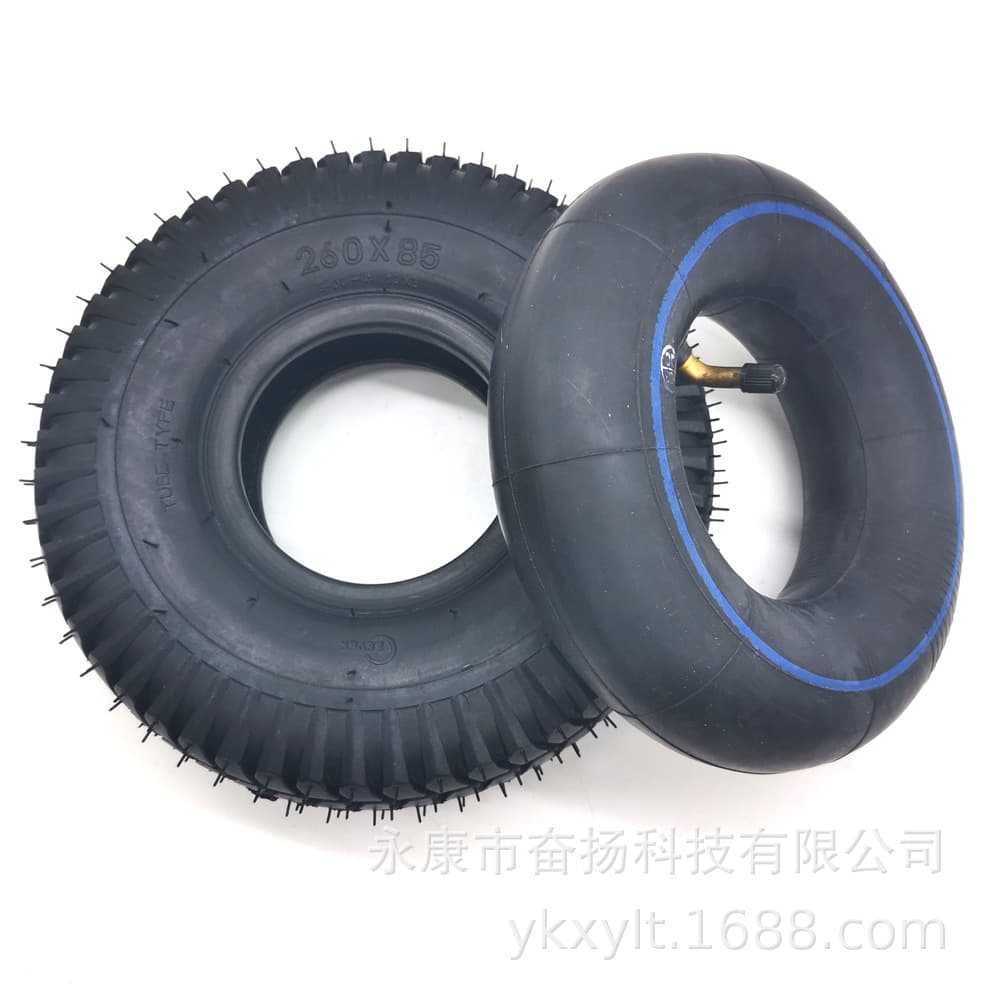Factory direct supply of 260x85 (3.00-4) electric scooter tires and accessories, wear-resistant tires.