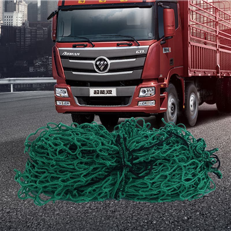 Cargo securing net production, polypropylene trailer net, cargo safety protective anti-fall net, train and ship safety net