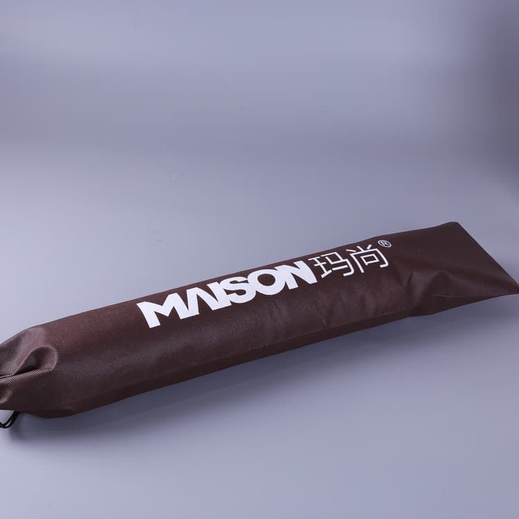 Non-woven Long Drawstring Pouch, Cooling Mat/Carpet/Blanket Storage Bag with Heat-Sealed Closure