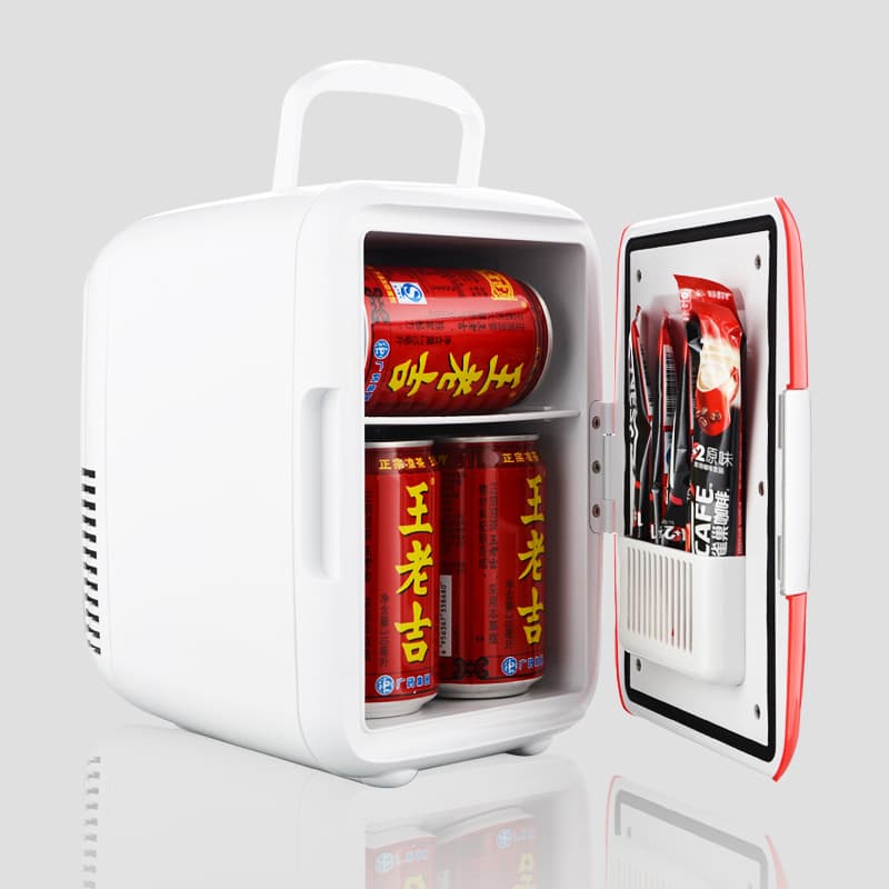 4L car-home dual-purpose small dormitory household refrigerator 4-liter car mini heating and cooling refrigerator cannot be frozen