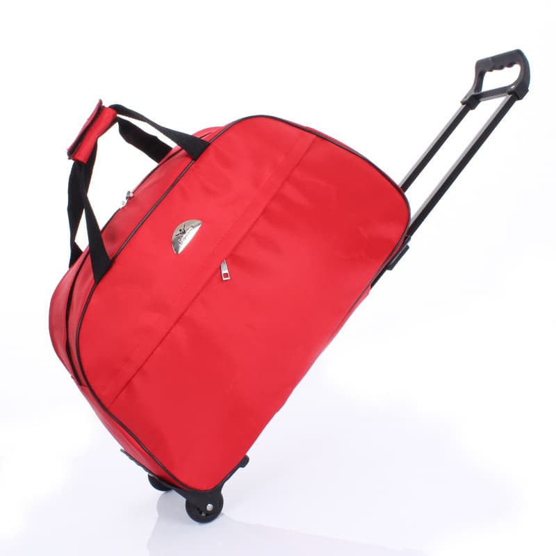 Custom Printed Logo Rolling Duffel Bag Short Trip Travel Bag Women's Handheld Carry-On Travel Bag Men's Travel Duffel Large Capacity Luggage Bag