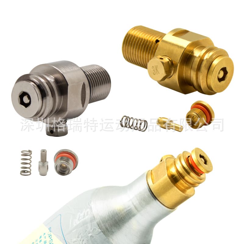 Soda second-generation inflation needle valve gas cylinder inflation large and small cylinder valve