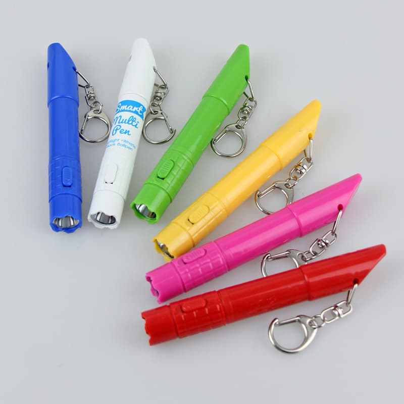 Factory Direct Sales Outdoor Camping Whistle Lanyard with LED Light Pen Flashlight Advertising Ballpoint Pen Earthquake Emergency Rescue