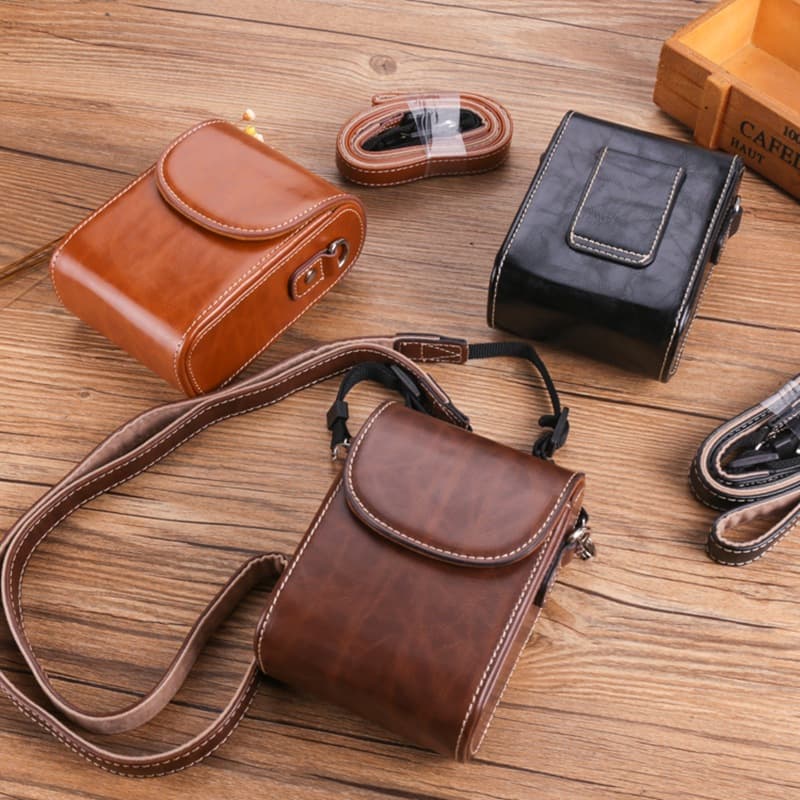 Supply cross-border compatible Canon G7X3, Sony RX100 leather cases, Panasonic LX10, Ricoh GR2 card camera bags