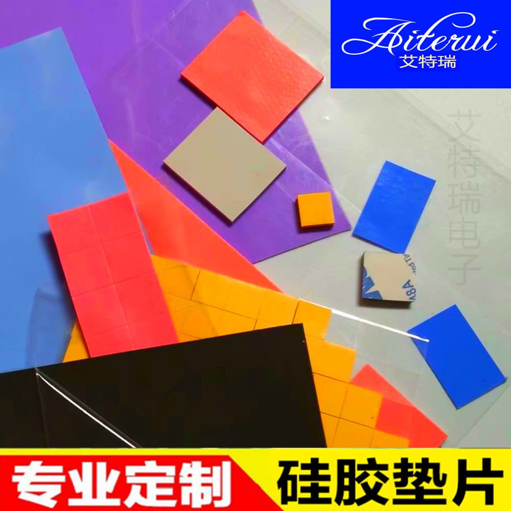 4G 5G Module Blue Silicone Grease Sheet, Flexible Silicone Sheet, High-Temperature Resistant Thermal Conductive Pad, Thermal Conductive Silicone Gasket