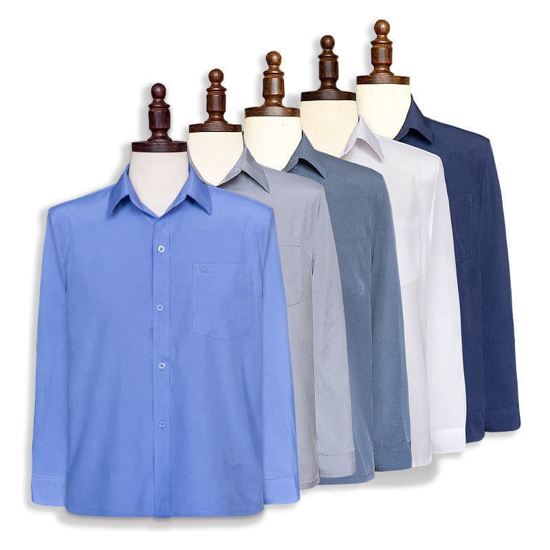 Long-sleeve shirt for middle-aged and elderly men, father-style, grandpa top T-shirt suitable for night market stalls