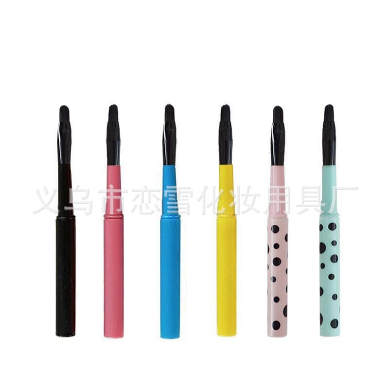 Portable Single Disposable Lip Brush Cosmetic Lipstick Brush Nylon Bristles Plastic Handle Beauty Makeup Tool for Ordinary People