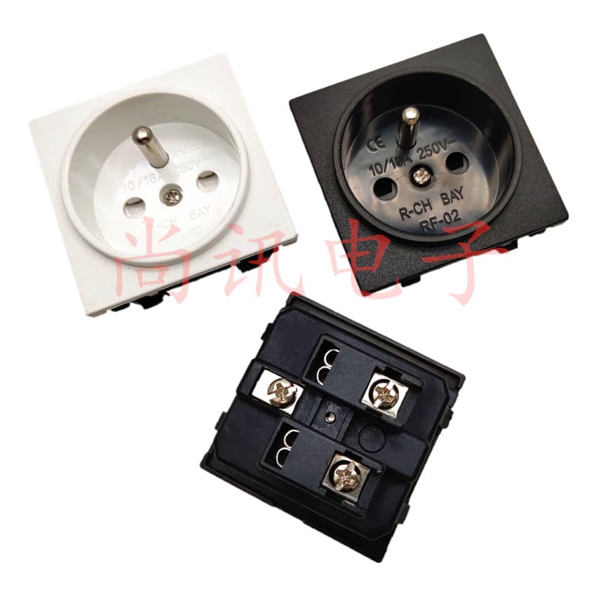 French Socket RF-02 European Socket JK-F2 CECB German Power Socket RICHBAY