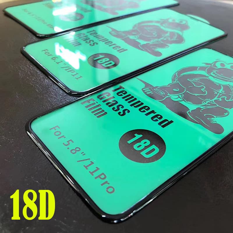 18D Glass pohones Air bag 17pro max suitable for Apple air bag tempered film