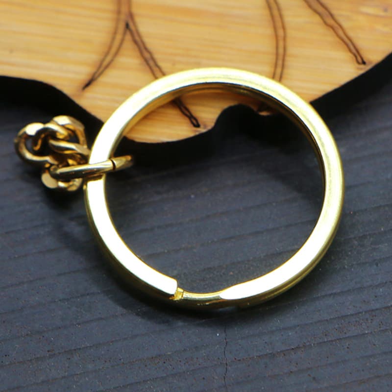 Handmade Keychain Material Kit Pendant Key Ring Car Key Accessories O-Ring Round Loop