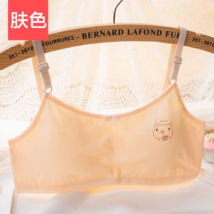 Factory Direct Teen Girl Development Vest Bra Middle High School No Underwire Student Girls Underwear 8857