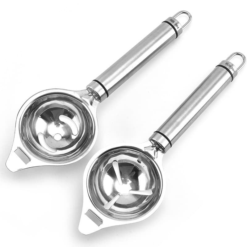 304 Stainless Steel Egg White Separator, Long Handle Yolk Separator, Egg Dripper, Kitchen Tool