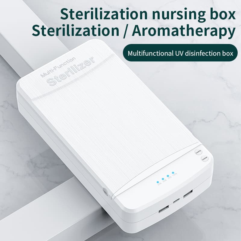 Phone Sanitizer UV Sterilization Box for N95 Disposable Masks Multi-Function UV Sterilizer