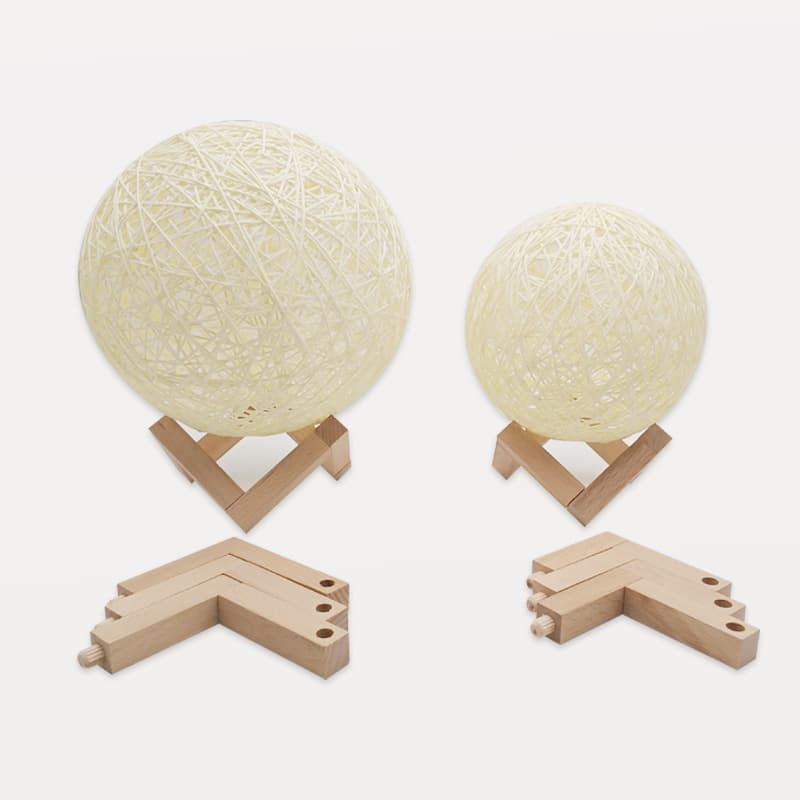 Factory Direct Moon Lamp Stand 3D Night Light Moon Lamp Stand Humidifier Wood Stand Moon Lamp Wood Frame