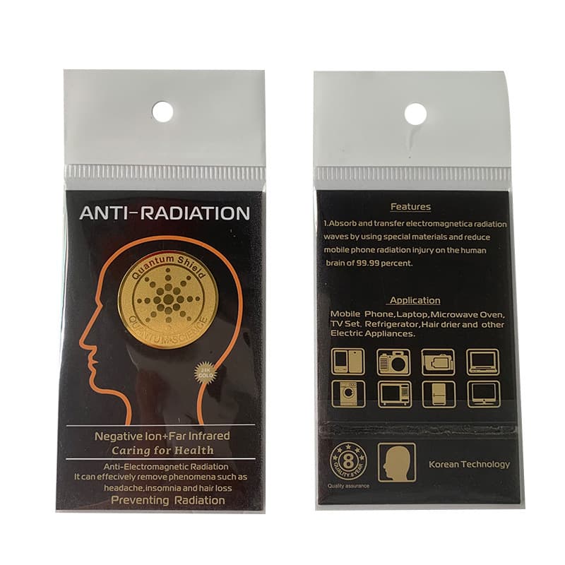 Cross-Border Sunflower Pattern Energy Anti-Radiation Phone Sticker/Negative Ion Energy Sticker, Design Draft Acceptable