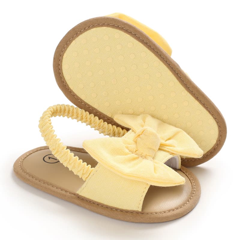 Breathable Bow-Knot Sandals for Babies 0-1 Years Old, Non-Slip