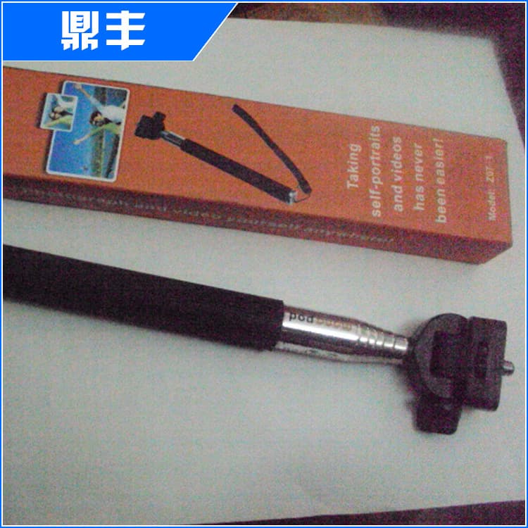 ZO7-1 Selfie Mount with GoPro Adapter, Live Streaming Monopod Stick, Bluetooth Selfie Gadget