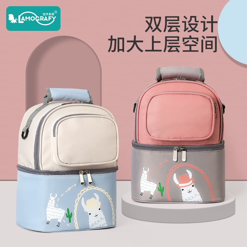 Factory direct sales new milk bag breast milk freshness refrigeration ice bag cartoon multi-functional mother and baby mother bag insulation bag