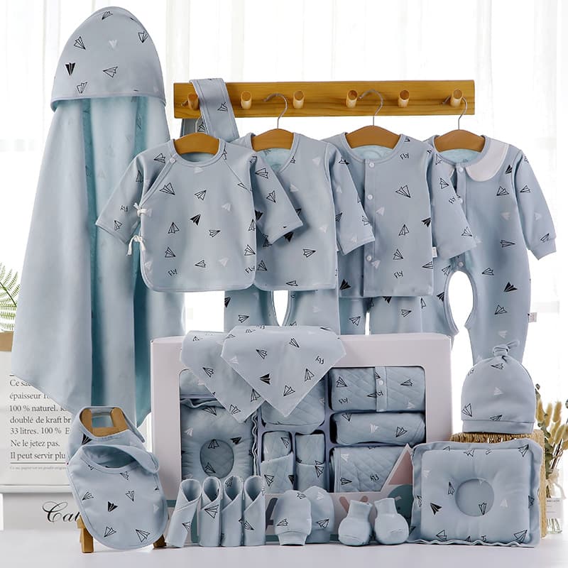 Autumn Newborn Gift Box Pure Cotton Clothes Set Full Moon Baby Gift Box Baby Supplies Newborn Baby Set
