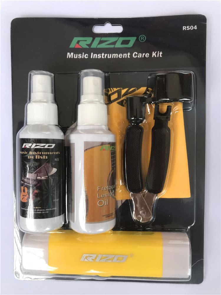 RS04 Guitar Fingerboard Lemon Oil Wax Cleaner Care Polish Cloth String Maintenance Pen Tool