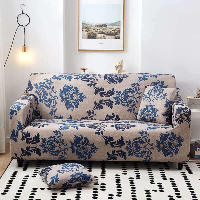 Cross-Border Supply Vintage Armchair Sofa Cover Full Wrap Stretch Tight Fit Non-Slip Sofa Protector Cover