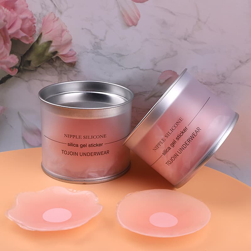Silicone Breast Sticker Anti-running Light Silicone Invisible Chest Sticker Waterproof Swimming Anti-bump Silicone Nipple Sticker for Men and Women