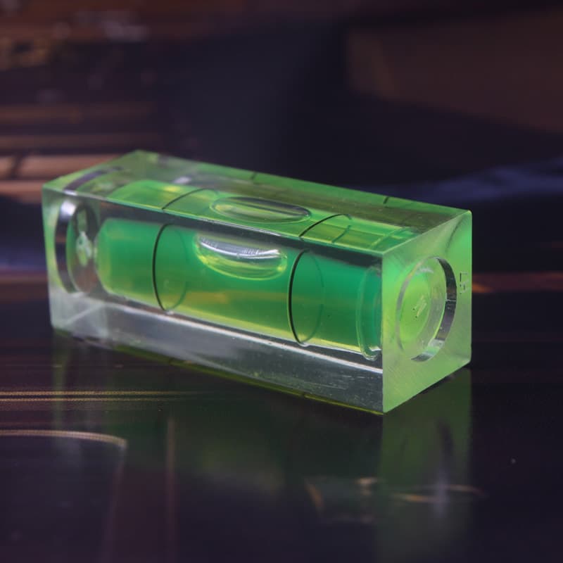 Rectangular block spirit level level ruler level instrument balance strip accessories level bead square 40*15*15MM