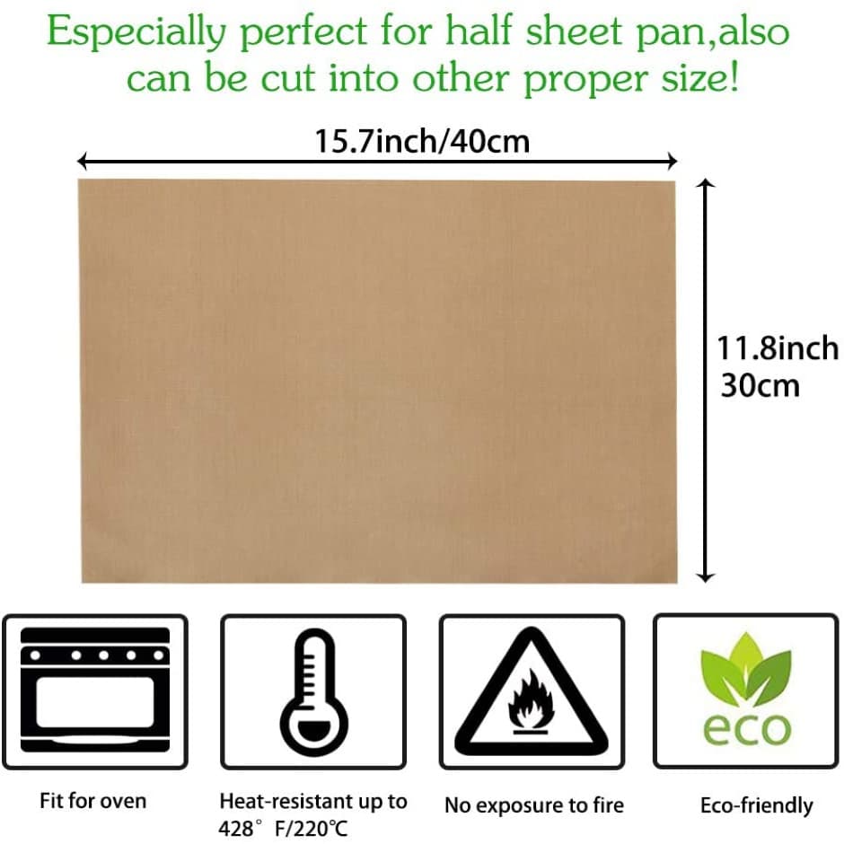 Teflon high temperature resistant oilcloth Factory direct supply baking oil paper High temperature oil paper baking paper pad ready for sale