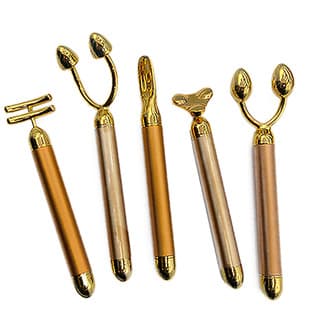 Custom Beauty Bar from Source Factory, Gold Beauty Bar Skincare Massage Tool Hardware Accessories, OEM Customization Available