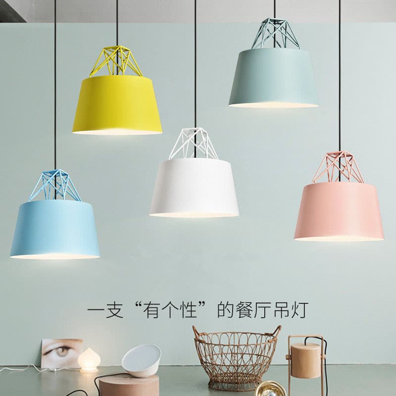 Modern Minimalist Nordic Dining Pendant Light for Milk Tea Shops, Buffet Restaurants, Hot Pot Restaurants, Commercial Decoration